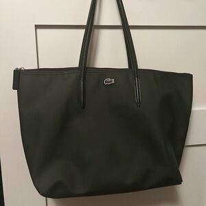 Lacoste Tote Bag - Dark Green
